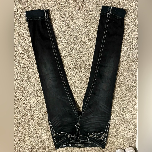 Black Skinny Vintage Size 28 Miss Me Jeans🖤 - Picture 1 of 6